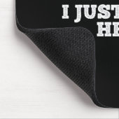 I Don't Know I Just Work Here Funny Adult Sarcasti Mousepad (Ecke)