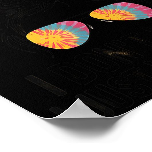 I Don't Know I Just Work Here Funny Sarcasm Quotes Poster (Ecke)