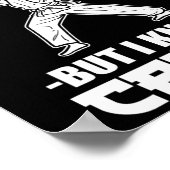 I Dont Know Karate But I Know Crazy Karate Fighter Poster (Ecke)