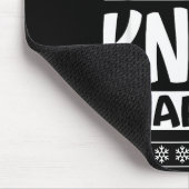 I Don't Know-margo Ugly Sweater Funny Christmas Fo Mousepad (Ecke)