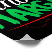 I Don't Know-margo Ugly Sweater Funny Christmas Fo Poster (Ecke)