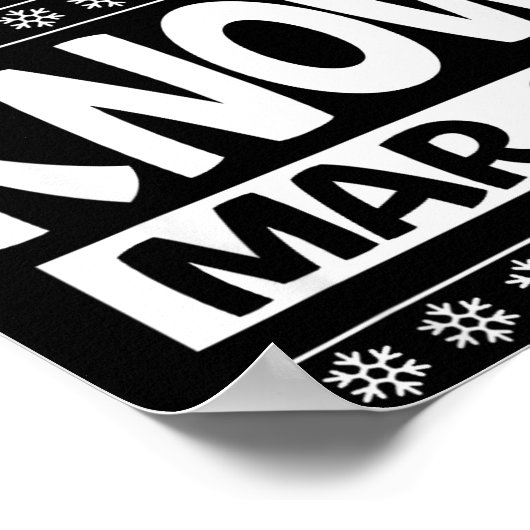 I Don't Know-margo Ugly Sweater Funny Christmas Fo Poster (Ecke)