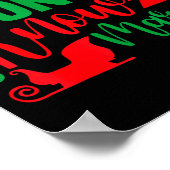 I Don't Know-margo Ugly Sweater Funny Christmas Fo Poster (Ecke)