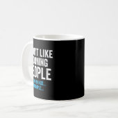 I Dont Like Morning People Funny Sarcastic  Kaffeetasse (Vorderseite Links)