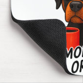 I Don't Like Morning People Sarcastic Rottweiler M Mousepad (Ecke)