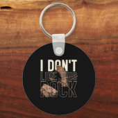 I Don't Like This Rock Marcus The Worm Meme Funny Schlüsselanhänger (Vorderseite)