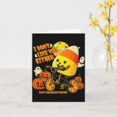 I Don't Like You Either Happy Halloween Anyway Can Karte (Gelbe Blume)