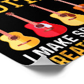 I Don't Make Mistakes When Playing Guitar Funny Gu Poster (Ecke)