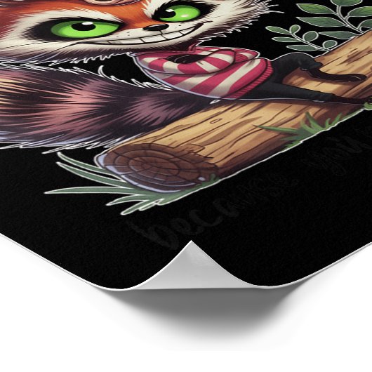 I Don't Mind Being The Villain In Your Story Becau Poster (Ecke)