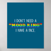 I Don't Need A Mood Ring I Have A Face Poster (Vorne)