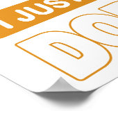 I DON'T NEED THERAPY Dodge Dart 73 Poster (Ecke)