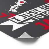 I Don't Need Therapy I Just Need To Go To Japan  Poster (Ecke)