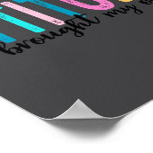 I Don't Need Your Attitude I Brought My Own, Funny Poster (Ecke)