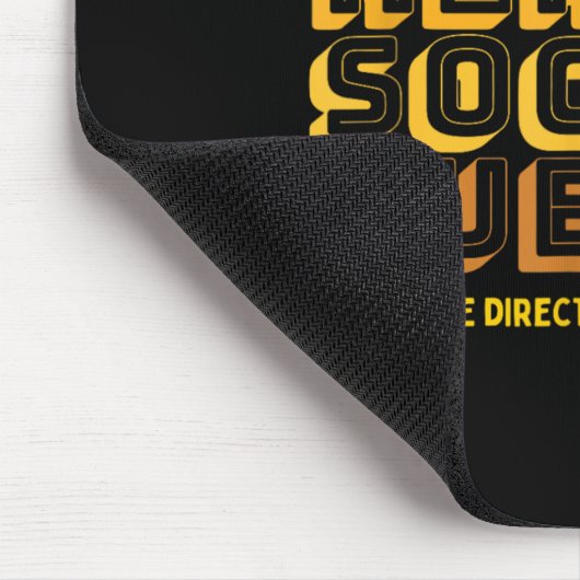I Don't Read Social Cues Please Be Direct Apparel  Mousepad (Ecke)