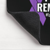 I Don't Remember Purple Ribbon Elepsy Awareness  Mousepad (Ecke)