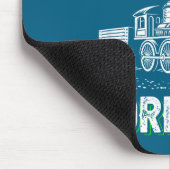 I Don't Ride On The Crazy Train I Drive It Railroa Mousepad (Ecke)