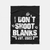 I Don't Shoot Blanks Est 2023, Promoted To Daddy, Fleecedecke (Vorderseite)