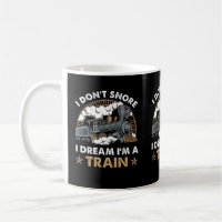 I Don't Snore I Dream I are a Train lustige Zug Ge