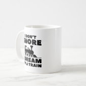I Don't Snore I Dream I'm A Train Kaffeetasse (Vorderseite Links)