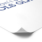 I Dont Suffer Fools Gladly Text Slogan  Poster (Ecke)