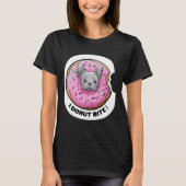 I Donut Bite Niedliche Französisch Donut Französis T-Shirt (Vorderseite)