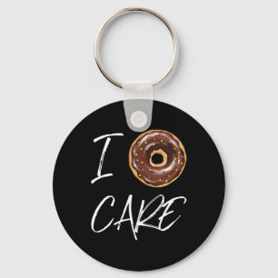 I Donut Care Funny Doughnut Joke Schlüsselanhänger