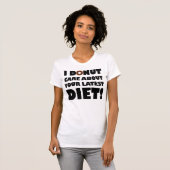 I Donut Care Funny T - Shirt (Vorne ganz)
