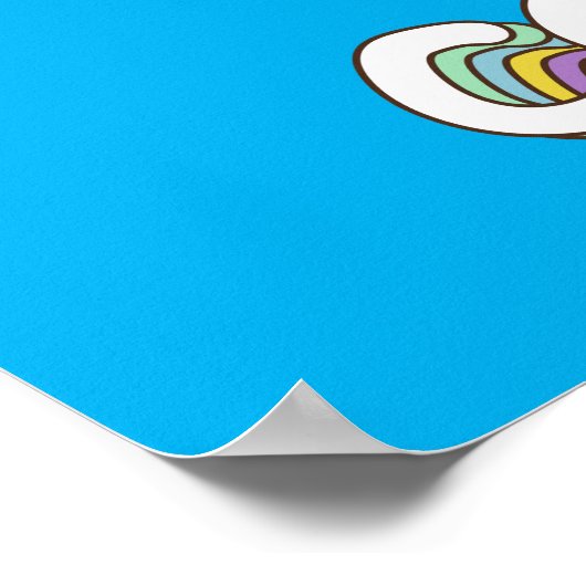 I Donut Care Poster (Ecke)