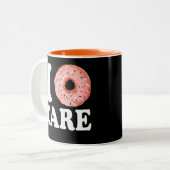 I Donut Care Zweifarbige Tasse (Vorderseite Links)