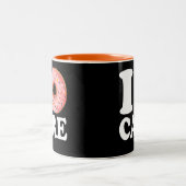 I Donut Care Zweifarbige Tasse (Mittel)