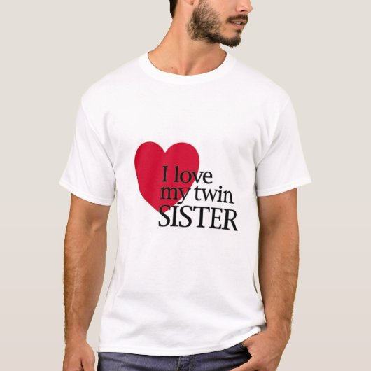 I Doppelschwester der Liebe m T-Shirt (Vorderseite)