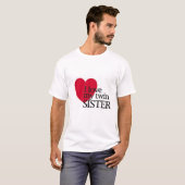 I Doppelschwester der Liebe m T-Shirt (Vorne ganz)