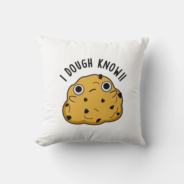 I Dough Know Funny Baking Puff Kissen (Vorderseite)