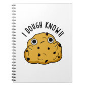 I Dough Know Funny Baking Puff Notizblock (Vorderseite)