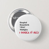 I Doula es! Button (Vorne & Hinten)