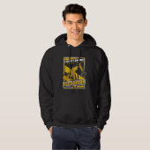 I Dream I m An Excavator Loader Backhoe Excavator Hoodie (Vorne ganz)