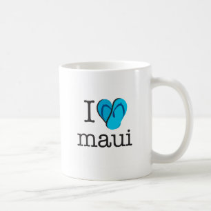I drehen Herz Maui Reinfälle um Kaffeetasse