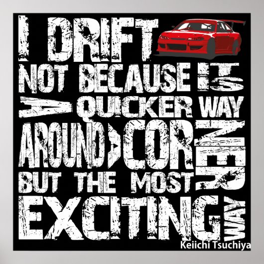 I Drift Poster (Vorne)