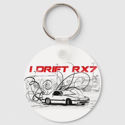 I Drift RX7 Schlüsselanhänger (Vorderseite)