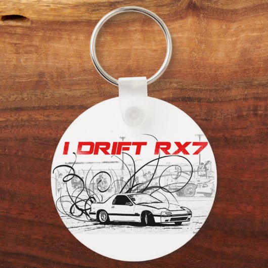 I Drift RX7 Schlüsselanhänger (Vorderseite)