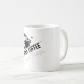 I Drink Coffee For Your Protection Tee Funny Retro Kaffeetasse (VorderseiteRechts)