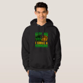 I Drive School Bus Driver St Patrick's Day Shamroc Hoodie (Vorne ganz)