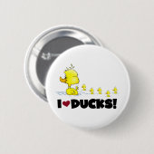 I duckt Liebe T-Shirts und Geschenke Button (Vorne & Hinten)