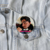 I DUMMER GESICHTS-KNOPF DES HERZ-JERMYS BUTTON (Beispiel)