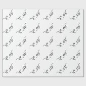 I Dunno LOL Ø\(º_o)/ Ø Emoticon Japanisch Kaomoji Geschenkpapier (Flach)