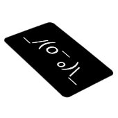 I Dunno LOL Ø\(º_o)/ Ø Emoticon Japanisch Kaomoji Magnet (Rechte Seite)