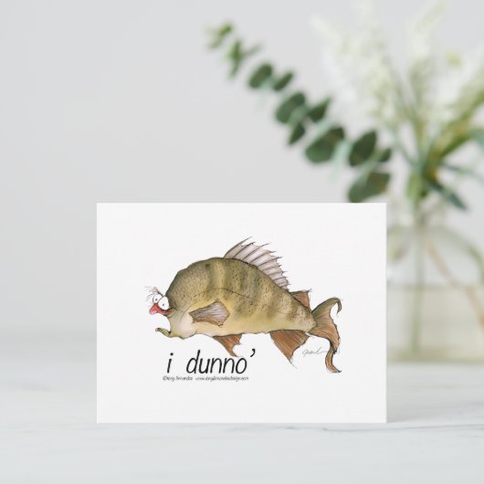 i dunno, tony fernandes postkarte (Stehend Vorderseite)