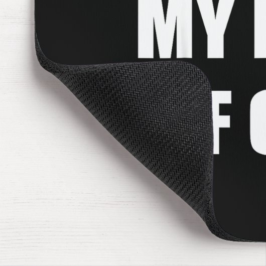 I Earned My Lump Of Coal - Funny Naughty List Mousepad (Ecke)