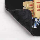I Eat Cement Cursed Cat Funny Oddly Specific Meme  Mousepad (Ecke)
