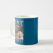 I Eat Drywall Funny Cat Meme Bootleg Graphic  Kaffeetasse (Vorderseite Links)
